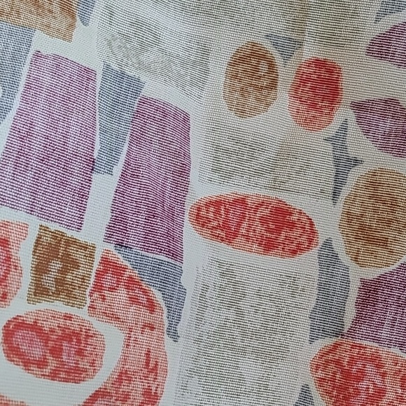 VINTAGE ABSTRACT PRINT FABRIC - Picture 6 of 6